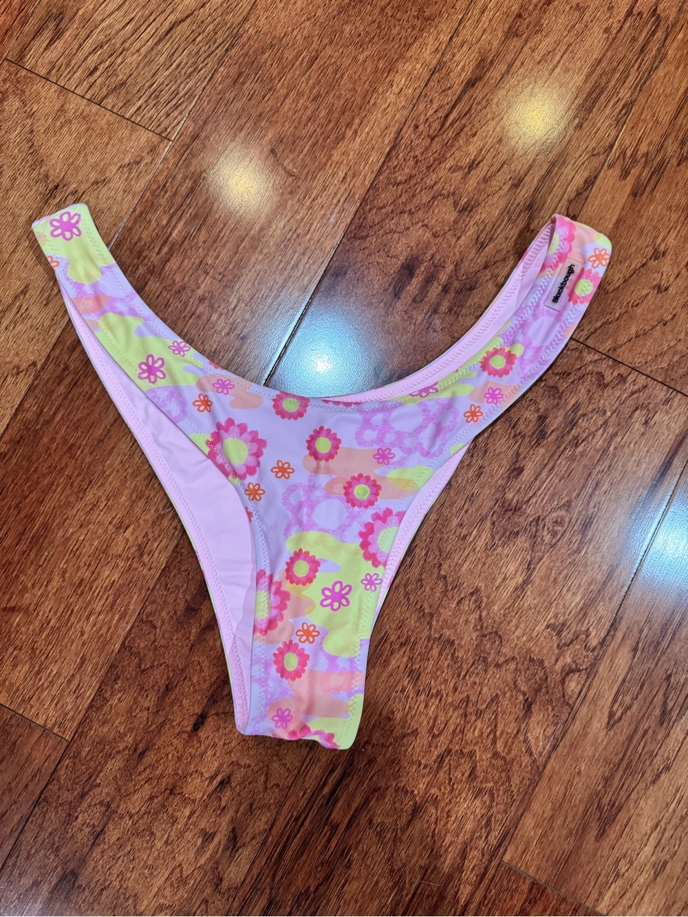 Blackbough Floral High-Cut Bikini Bottom Cheeky Size XL